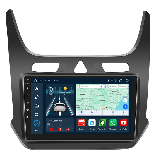 Navigatie dedicata Chevrolet Cobalt (2011-2018) cu Android 14, 4 GB RAM 64 GB ROM, OCTA-CORE, Carplay si Android auto, Slot SIM 4G, ventilator de racire activ, ecran 9 inch HD