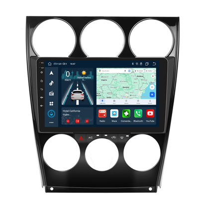 Navigatie dedicata Mazda 6 (2004-2015) cu Android 14, 4 GB RAM 64 GB ROM, OCTA-CORE, Carplay si Android auto, Slot SIM 4G, ventilator de racire activ, ecran 9 inch HD
