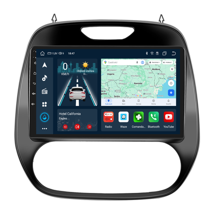 Navigatie dedicata Renault Captur (2015-2017) cu Android 14, 4 GB RAM 64 GB ROM, OCTA-CORE, Carplay si Android auto, Slot SIM 4G, ventilator de racire activ, ecran 9 inch HD