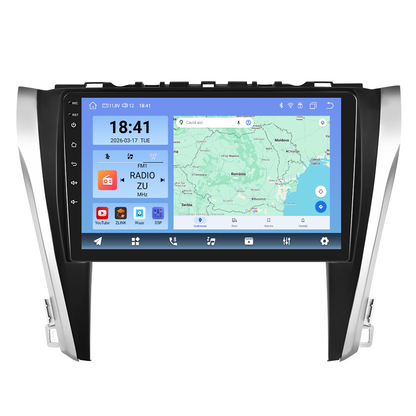 Navigatie dedicata Toyota Camry (2015-2017) Android 14, 8 GB RAM 128 GB ROM, OCTA-CORE 2.0Mhz, Carplay si Android auto, Slot SIM 4G, ventilator de racire activ, ecran 10.1 inch HD