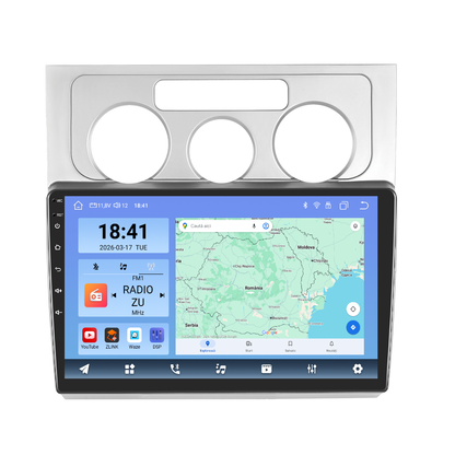 Navigatie dedicata Volkswagen Touran (2006-2008) Android 14, 8 GB RAM 128 GB ROM, OCTA-CORE 2.0Mhz, Carplay si Android auto, Slot SIM 4G, ventilator de racire activ, ecran 10.1 inch HD