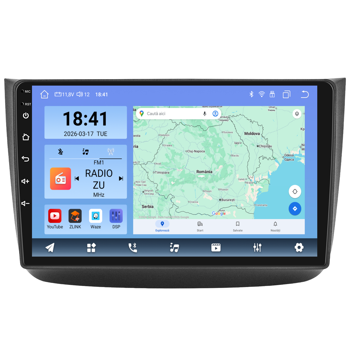Navigatie dedicata Mercedes Viano (2004-2011), Vito (2010-2015) cu Android 14, 8 GB RAM 128 GB ROM, OCTA-CORE 2.0Mhz, Carplay si Android auto, Slot SIM 4G, ventilator de racire activ, ecran 10 inch HD