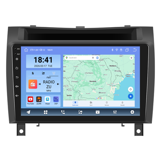 Navigatie dedicata Mercedes-Benz SLK (2010) Android 14, 8 GB RAM 128 GB ROM, OCTA-CORE 2.0Mhz, Carplay si Android auto, Slot SIM 4G, ventilator de racire activ, ecran 9 inch HD