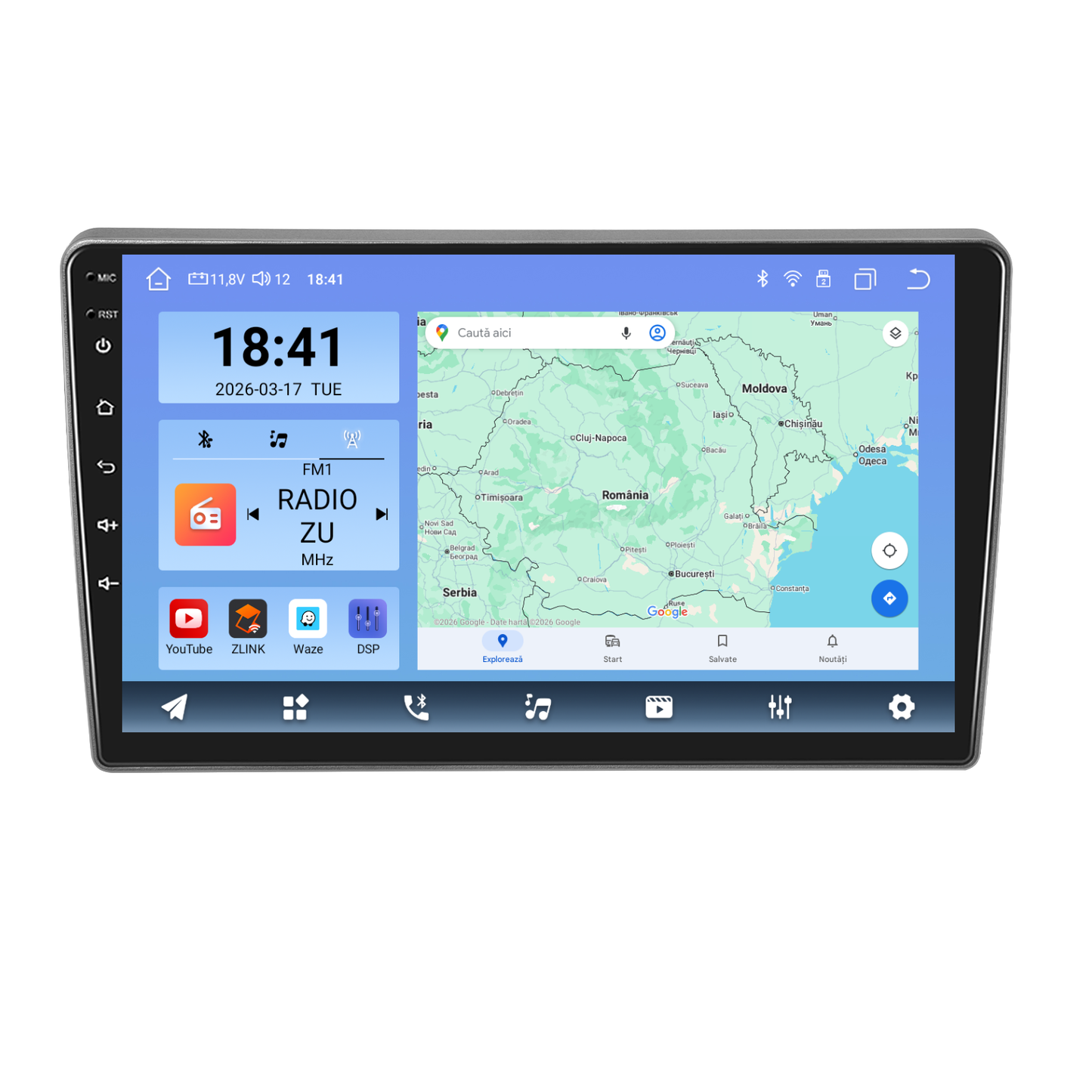 Navigatie dedicata Peugeot 407 (2004-2008) Android 14, 8 GB RAM 128 GB ROM, OCTA-CORE 2.0Mhz, Carplay si Android auto, Slot SIM 4G, ventilator de racire activ, ecran 9 inch HD