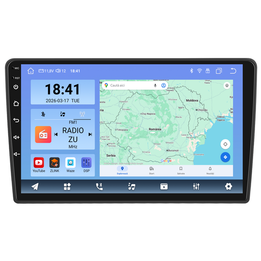 Navigatie dedicata Citroen Berlingo (2015-2018) Android 14, 8 GB RAM 128 GB ROM, OCTA-CORE 2.0Mhz, Carplay si Android auto, Slot SIM 4G, ventilator de racire activ, ecran 9 inch HD