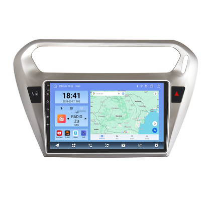 Navigatie dedicata Peugeot 301/Citroen Elysee (2014) Android 14, 8 GB RAM 128 GB ROM, OCTA-CORE 2.0Mhz, Carplay si Android auto, Slot SIM 4G, ventilator de racire activ, ecran 9 inch HD