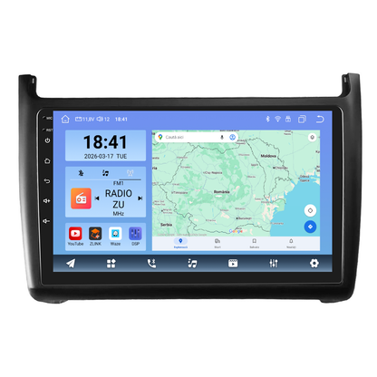 Navigatie dedicata VW POLO (2011-2016) Android 14, 8 GB RAM 128 GB ROM, OCTA-CORE 2.0Mhz, Carplay si Android auto, Slot SIM 4G, ventilator de racire activ, ecran 9 inch HD