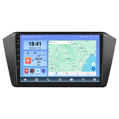 Navigatie dedicata Volkswagen Passat B8 (2015-2019) Android 14, 8 GB RAM 128 GB ROM, OCTA-CORE 2.0Mhz, Carplay si Android auto, Slot SIM 4G, ventilator de racire activ, ecran 10.1 inch HD