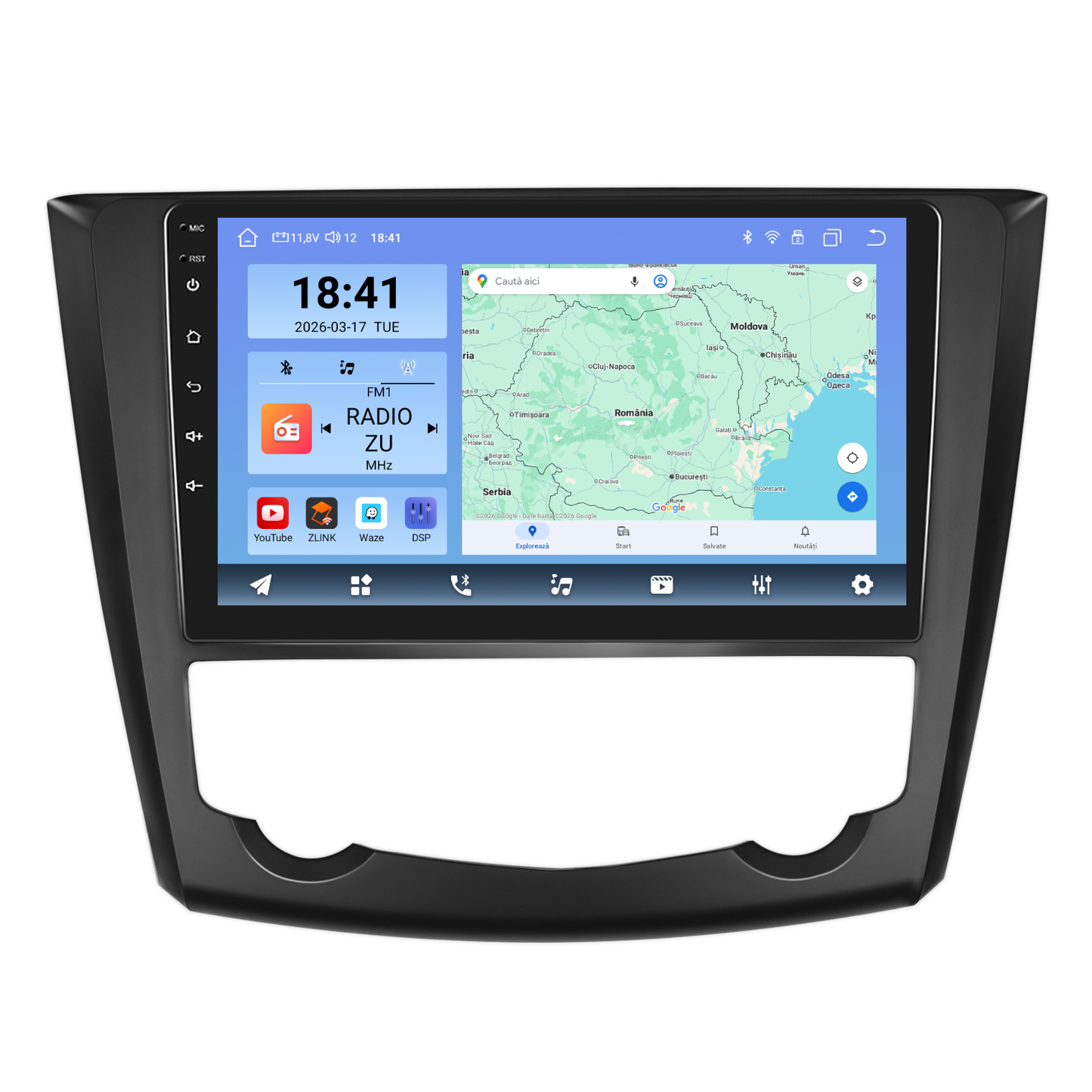 Navigatie dedicata Renault Kadjar (2016) Android 14, 8 GB RAM 128 GB ROM, OCTA-CORE 2.0Mhz, Carplay si Android auto, Slot SIM 4G, ventilator de racire activ, ecran 9 inch HD