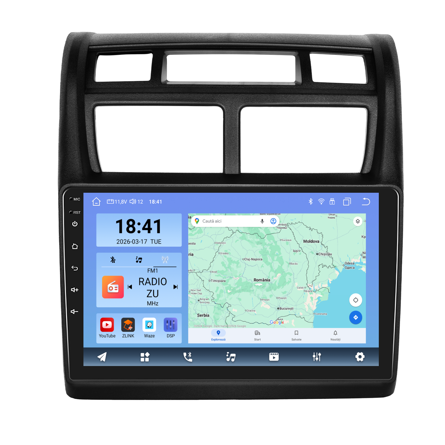 Navigatie dedicata KIA Sportage (2007-2013) Android 14, 8 GB RAM 128 GB ROM, OCTA-CORE 2.0Mhz, Carplay si Android auto, Slot SIM 4G, ventilator de racire activ, ecran 9 inch HD