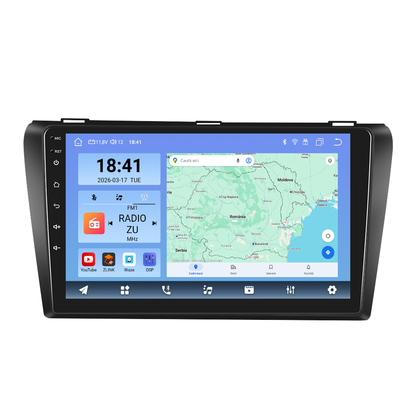 Navigatie dedicata Mazda 3 (2006-2012) Android 14, 8 GB RAM 128 GB ROM, OCTA-CORE 2.0Mhz, Carplay si Android auto, Slot SIM 4G, ventilator de racire activ, ecran 9 inch HD
