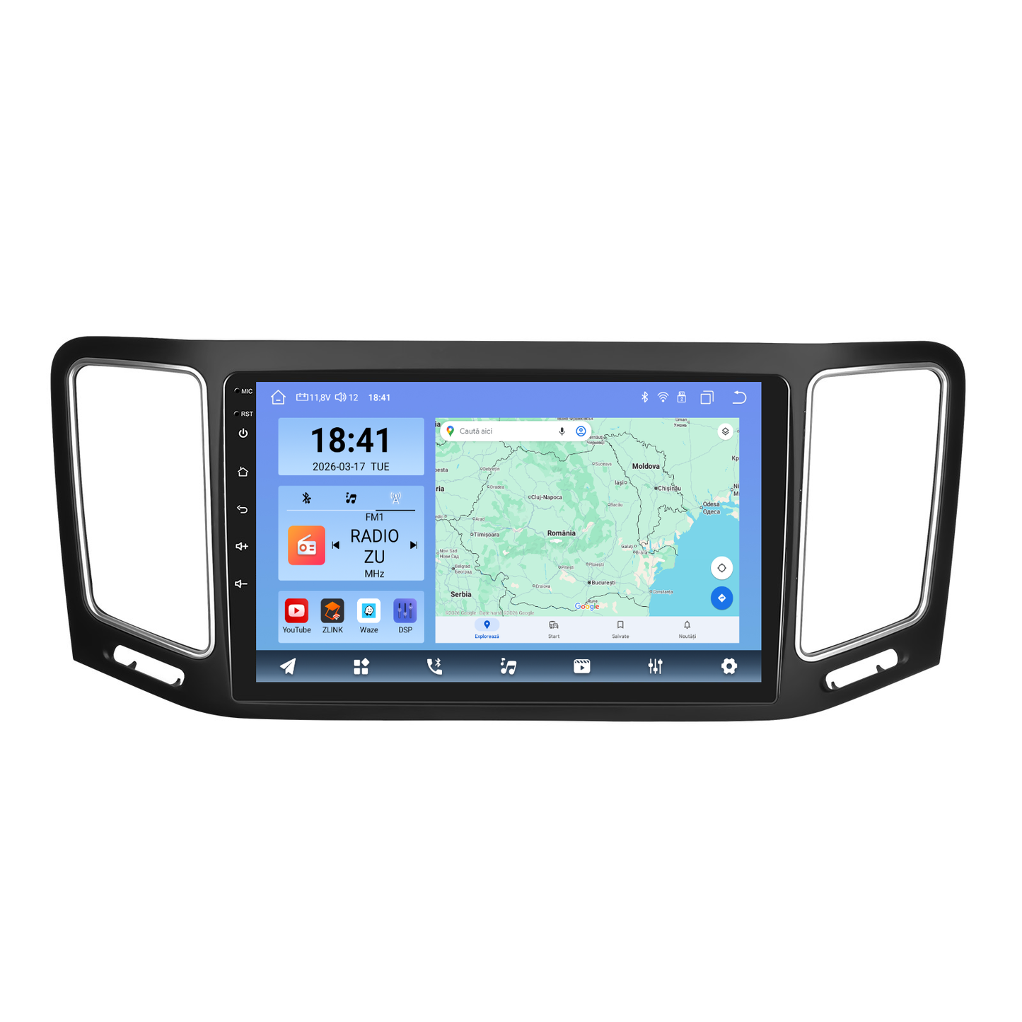 Navigatie dedicata Volkswagen Sharan (2012-2018) Android 14, 8 GB RAM 128 GB ROM, OCTA-CORE 2.0Mhz, Carplay si Android auto, Slot SIM 4G, ventilator de racire activ, ecran 9 inch HD
