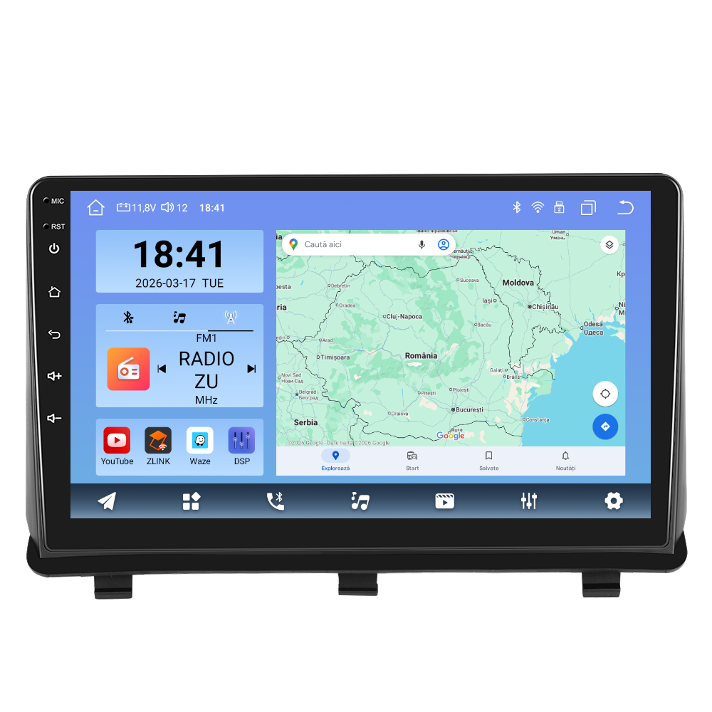 Navigatie dedicata Opel Antara (2008-2012) Android 14, 8 GB RAM 128 GB ROM, OCTA-CORE 2.0Mhz, Carplay si Android auto, Slot SIM 4G, ventilator de racire activ, ecran 9 inch HD