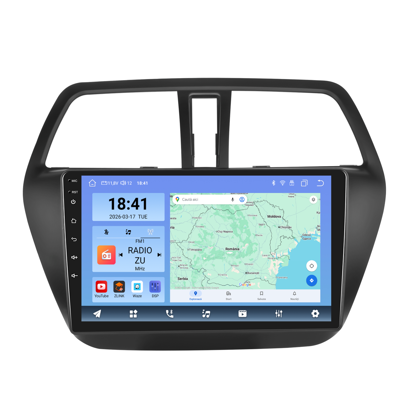 Navigatie dedicata SUZUKI S-CROSS (2014-2017) Android 14, 8 GB RAM 128 GB ROM, OCTA-CORE 2.0Mhz, Carplay si Android auto, Slot SIM 4G, ventilator de racire activ, ecran 9 inch HD