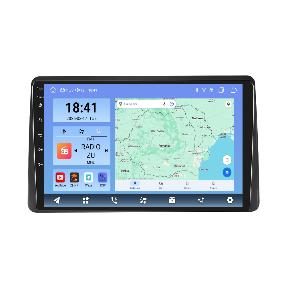 Navigatie dedicata Dacia Duster (2019-2022) cu Android 14, 8 GB RAM 128 GB ROM, OCTA-CORE 2.0Mhz, Carplay si Android auto, Slot SIM 4G, ventilator de racire activ, ecran 10 inch HD