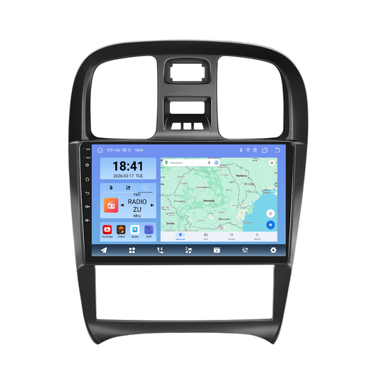 Navigatie dedicata Hyundai Sonata (2004-2009) Android 14, 8 GB RAM 128 GB ROM, OCTA-CORE 2.0Mhz, Carplay si Android auto, Slot SIM 4G, ventilator de racire activ, ecran 9 inch HD