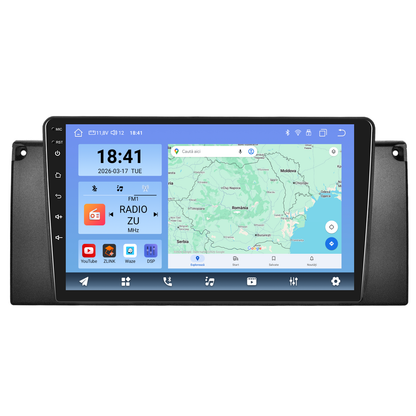 Navigatie dedicata BMW E53 (1999-2005) Android 14, 8 GB RAM 128 GB ROM, OCTA-CORE 2.0Mhz, Carplay si Android auto, Slot SIM 4G, ventilator de racire activ, ecran 9 inch HD