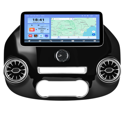 Navigatie dedicata Mercedes-Benz Vito (2016-2021) Android 14, 8 GB RAM 128 GB ROM, OCTA-CORE 2.0Mhz, Carplay si Android auto, Slot SIM 4G, ventilator de racire activ, ecran 12.3 inch HD