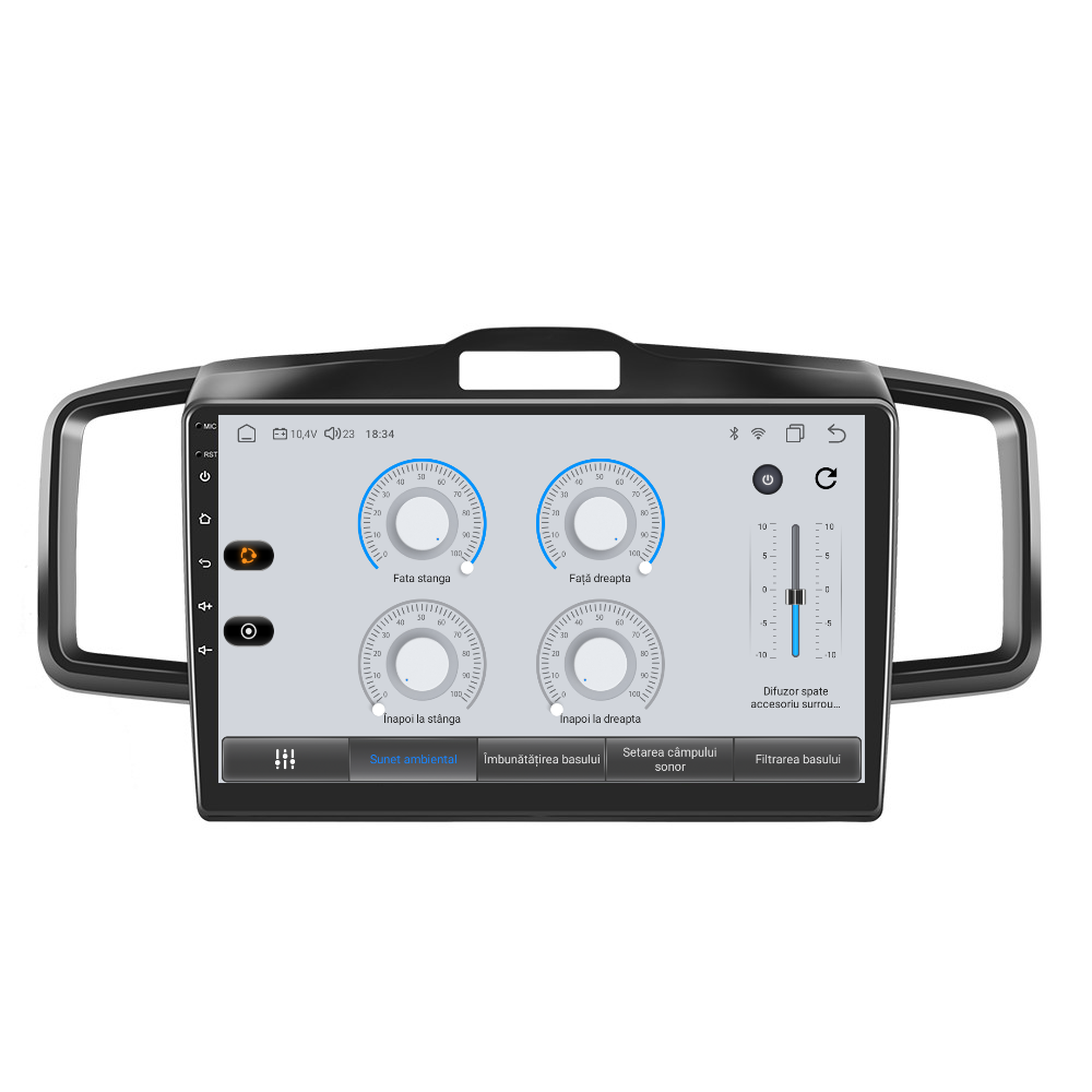 Navigatie dedicata Honda Feed (2008-2015) Android 14, 8 GB RAM 128 GB ROM, OCTA-CORE 2.0Mhz, Carplay si Android auto, Slot SIM 4G, ventilator de racire activ, ecran 10.1 inch HD