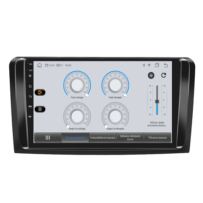 Navigatie dedicata Mercedes-Benz ML (2005-2011)  Android 14, 8 GB RAM 128 GB ROM, OCTA-CORE 2.0Mhz, Carplay si Android auto, Slot SIM 4G, ventilator de racire activ, ecran 9 inch HD