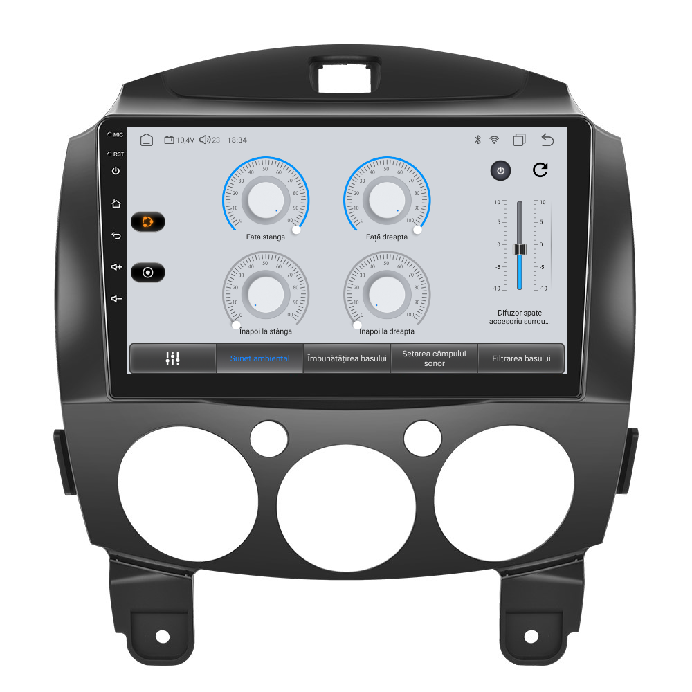 Navigatie dedicata Mazda 2 (2007-2014) Android 14, 8 GB RAM 128 GB ROM, OCTA-CORE 2.0Mhz, Carplay si Android auto, Slot SIM 4G, ventilator de racire activ, ecran 9 inch HD