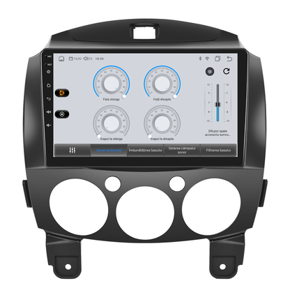 Navigatie dedicata Mazda 2 (2007-2014) Android 14, 8 GB RAM 128 GB ROM, OCTA-CORE 2.0Mhz, Carplay si Android auto, Slot SIM 4G, ventilator de racire activ, ecran 9 inch HD