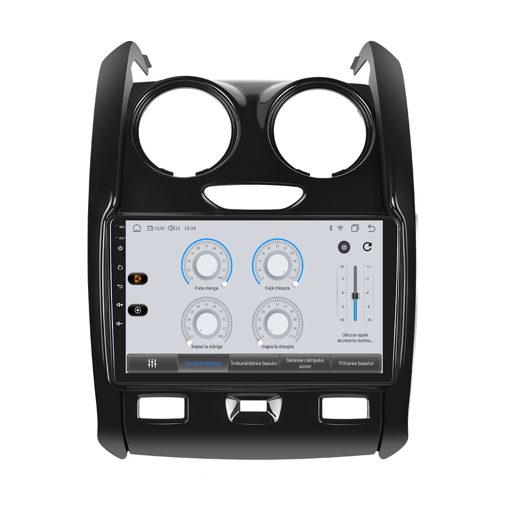 Navigatie dedicata Dacia Duster (2012-2019) Android 14, 8 GB RAM 128 GB ROM, OCTA-CORE 2.0Mhz, Carplay si Android auto, Slot SIM 4G, ventilator de racire activ, ecran 9 inch HD