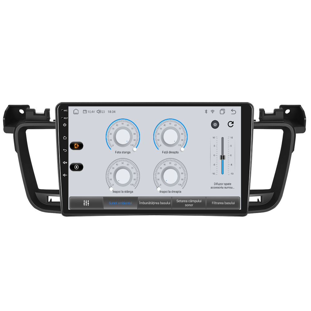 Navigatie dedicata Peugeot 508 (2011-2018)  Android 14, 8 GB RAM 128 GB ROM, OCTA-CORE 2.0Mhz, Carplay si Android auto, Slot SIM 4G, ventilator de racire activ, ecran 9 inch HD
