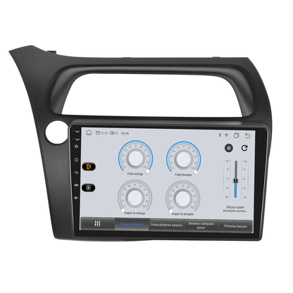 Navigatie dedicata Honda Civic (2006-2011) Android 14, 8 GB RAM 128 GB ROM, OCTA-CORE 2.0Mhz, Carplay si Android auto, Slot SIM 4G, ventilator de racire activ, ecran 9 inch HD