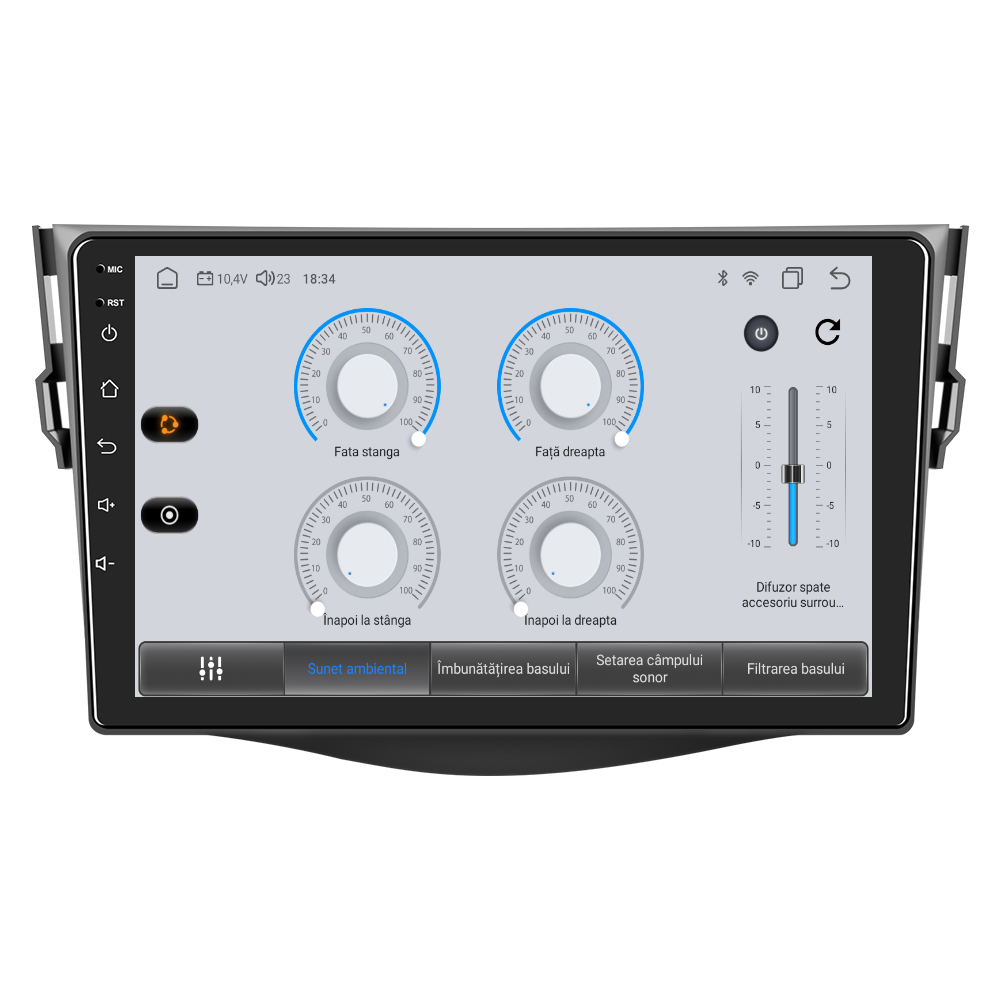 Navigatie dedicata Toyota RAV4 (2007-2011) Android 14, 8 GB RAM 128 GB ROM, OCTA-CORE 2.0Mhz, Carplay si Android auto, Slot SIM 4G, ventilator de racire activ, ecran 9 inch HD