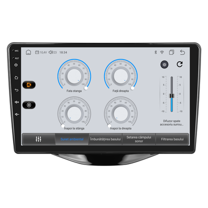Navigatie dedicata Toyota Aygo 201|Citroen C1 2020|Peugeot 108 Android 14, 8 GB RAM 128 GB ROM, OCTA-CORE 2.0Mhz, Carplay si Android auto, Slot SIM 4G, ventilator de racire activ, ecran 9 inch HD