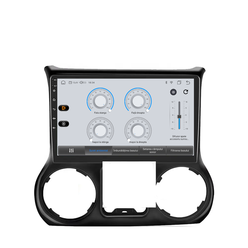 Navigatie dedicata Jeep Wrangler (2011-2014) Android 14, 8 GB RAM 128 GB ROM, OCTA-CORE 2.0Mhz, Carplay si Android auto, Slot SIM 4G, ventilator de racire activ, ecran 10.1 inch HD