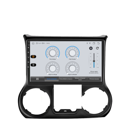 Navigatie dedicata Jeep Wrangler (2011-2014) Android 14, 8 GB RAM 128 GB ROM, OCTA-CORE 2.0Mhz, Carplay si Android auto, Slot SIM 4G, ventilator de racire activ, ecran 10.1 inch HD