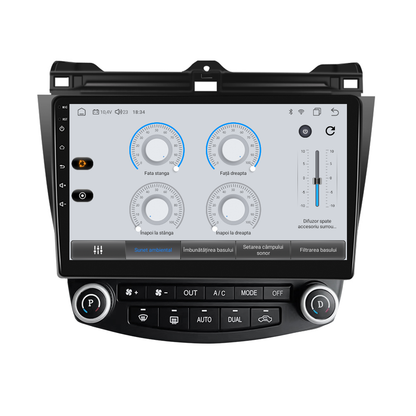 Navigatie dedicata Honda Accord (2003-2007) Android 14, 8 GB RAM 128 GB ROM, OCTA-CORE 2.0Mhz, Carplay si Android auto, Slot SIM 4G, ventilator de racire activ, ecran 10.1 inch HD