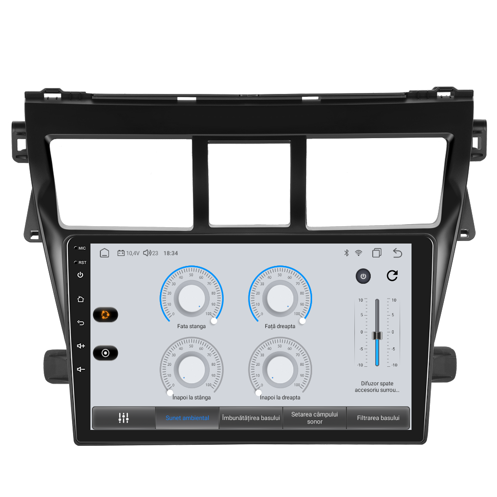 Navigatie dedicata Toyota Yaris (2007-2012) Android 14, 8 GB RAM 128 GB ROM, OCTA-CORE 2.0Mhz, Carplay si Android auto, Slot SIM 4G, ventilator de racire activ, ecran 9 inch HD