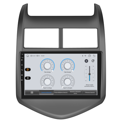 Navigatie dedicata Chevrolet AVEO (2011-2013) Android 14, 8 GB RAM 128 GB ROM, OCTA-CORE 2.0Mhz, Carplay si Android auto, Slot SIM 4G, ventilator de racire activ, ecran 9 inch HD
