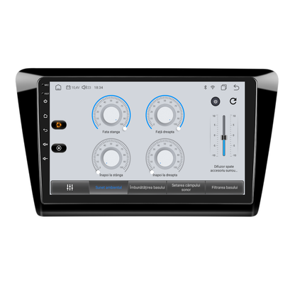 Navigatie dedicata Skoda Rapid / Seat Toldeo (2012-2019) Android 14, 8 GB RAM 128 GB ROM, OCTA-CORE 2.0Mhz, Carplay si Android auto, Slot SIM 4G, ventilator de racire activ, ecran 9 inch HD