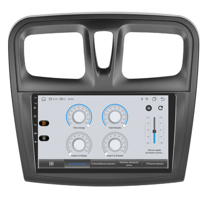 Navigatie dedicata Dacia Logan | Duster | Sandero (2012-2020) Android 14, 8 GB RAM 128 GB ROM, OCTA-CORE 2.0Mhz, Carplay si Android auto, Slot SIM 4G, ventilator de racire activ, ecran 9 inch HD