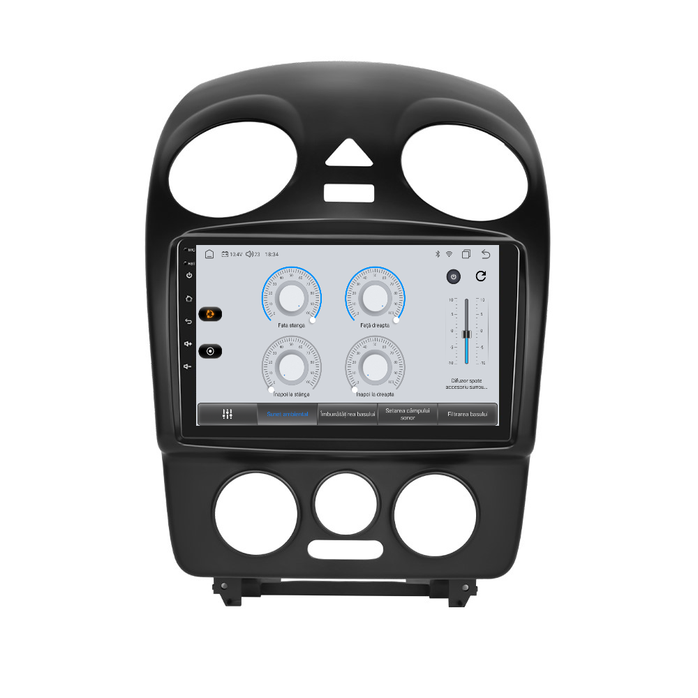 Navigatie dedicata Volkswagen Beetle (2004-2010) Android 14, 8 GB RAM 128 GB ROM, OCTA-CORE 2.0Mhz, Carplay si Android auto, Slot SIM 4G, ventilator de racire activ, ecran 9 inch HD