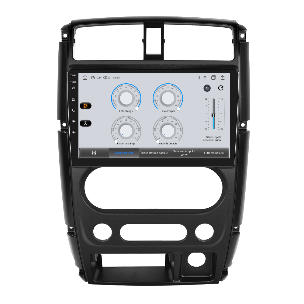 Navigatie dedicata Suzuki Jimny (2007-2012) Android 14, 8 GB RAM 128 GB ROM, OCTA-CORE 2.0Mhz, Carplay si Android auto, Slot SIM 4G, ventilator de racire activ, ecran 9 inch HD