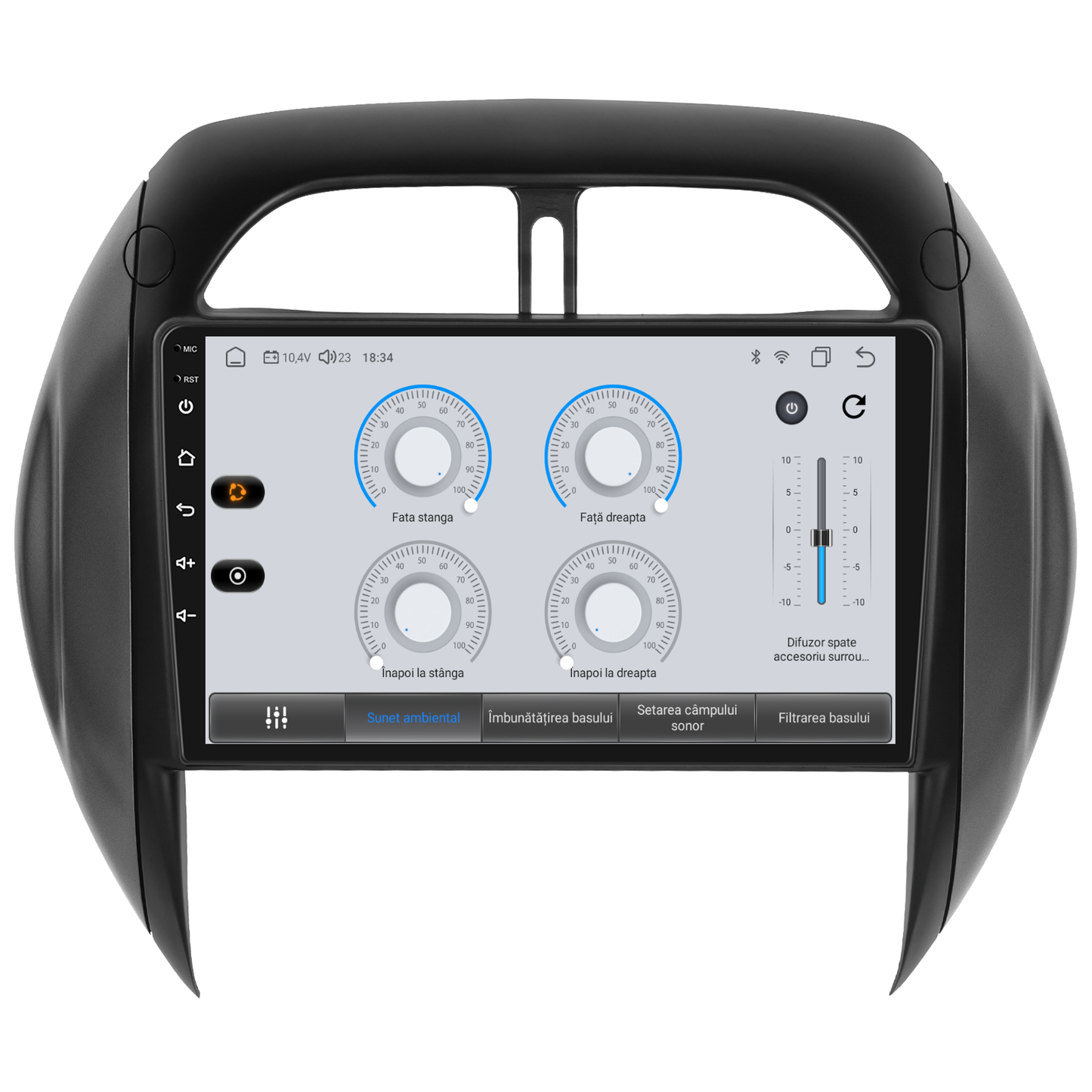 Navigatie dedicata Toyota RAV4 (2003-2005) Android 14, 8 GB RAM 128 GB ROM, OCTA-CORE 2.0Mhz, Carplay si Android auto, Slot SIM 4G, ventilator de racire activ, ecran 9 inch HD