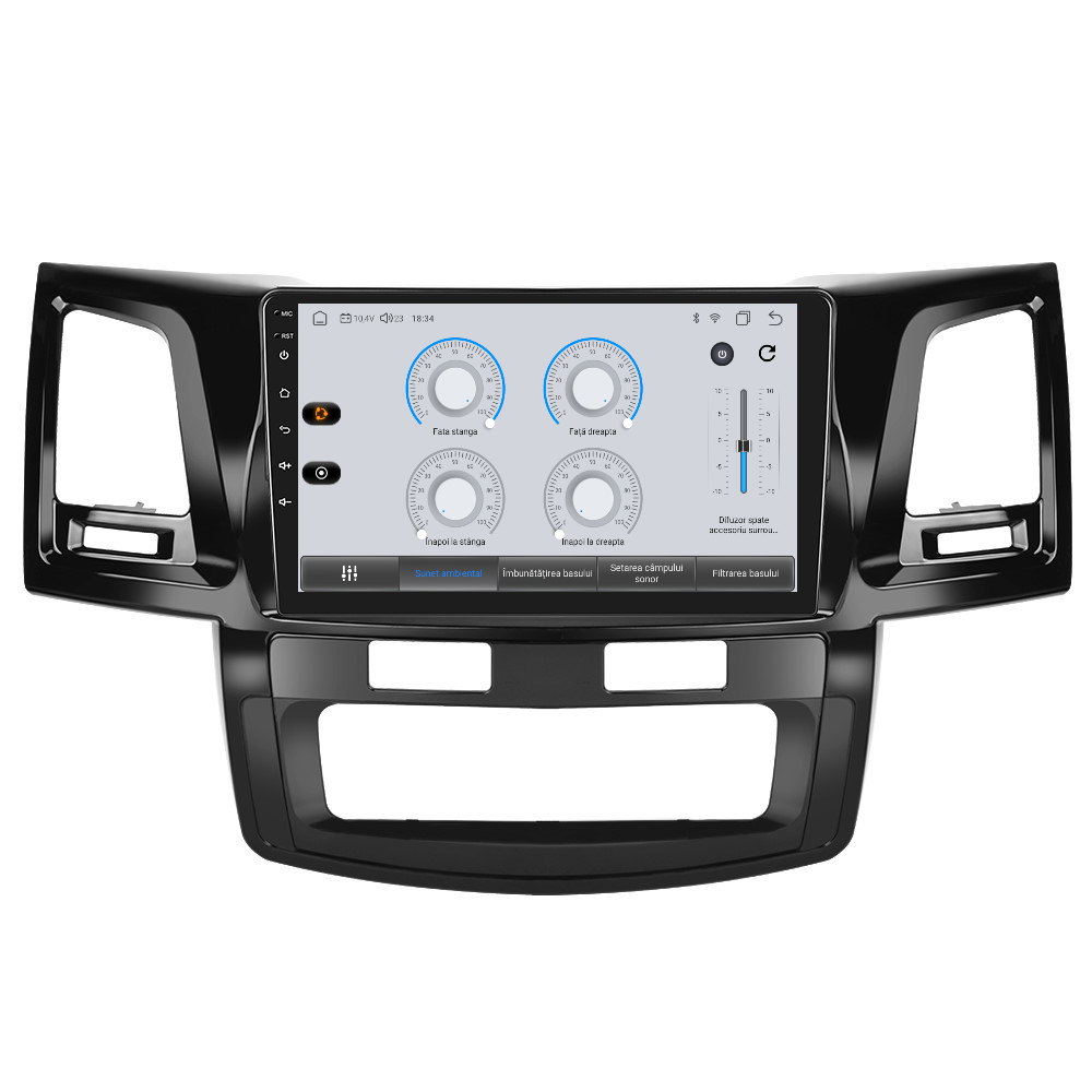 Navigatie dedicata Toyota HILUX (2005-2014)  Android 14, 8 GB RAM 128 GB ROM, OCTA-CORE 2.0Mhz, Carplay si Android auto, Slot SIM 4G, ventilator de racire activ, ecran 9 inch HD
