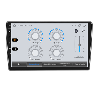 Navigatie dedicata Peugeot 407 (2004-2008) Android 14, 8 GB RAM 128 GB ROM, OCTA-CORE 2.0Mhz, Carplay si Android auto, Slot SIM 4G, ventilator de racire activ, ecran 9 inch HD