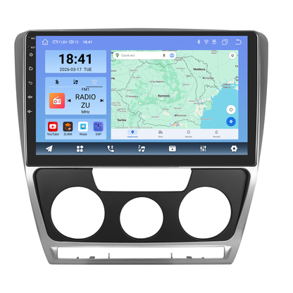 Navigatie dedicata Skoda Octavia 2 (2004-2013) cu Android 14, 8 GB RAM 128 GB ROM, OCTA-CORE 2.0Mhz, Carplay si Android auto, Slot SIM 4G, ventilator de racire activ, ecran 10 inch HD