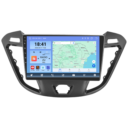 Navigatie dedicata Ford Transit (2012-2019) cu Android 14, 8 GB RAM 128 GB ROM, OCTA-CORE 2.0Mhz, Carplay si Android auto, Slot SIM 4G, ventilator de racire activ, ecran 9 inch HD