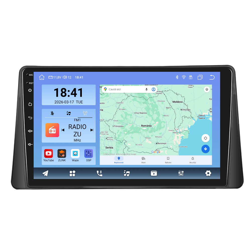 Navigatie dedicata Renault Megane 2 (2002-2009) cu Android 14, 8 GB RAM 128 GB ROM, OCTA-CORE 2.0Mhz, Carplay si Android auto, Slot SIM 4G, ventilator de racire activ, ecran 9 inch HD