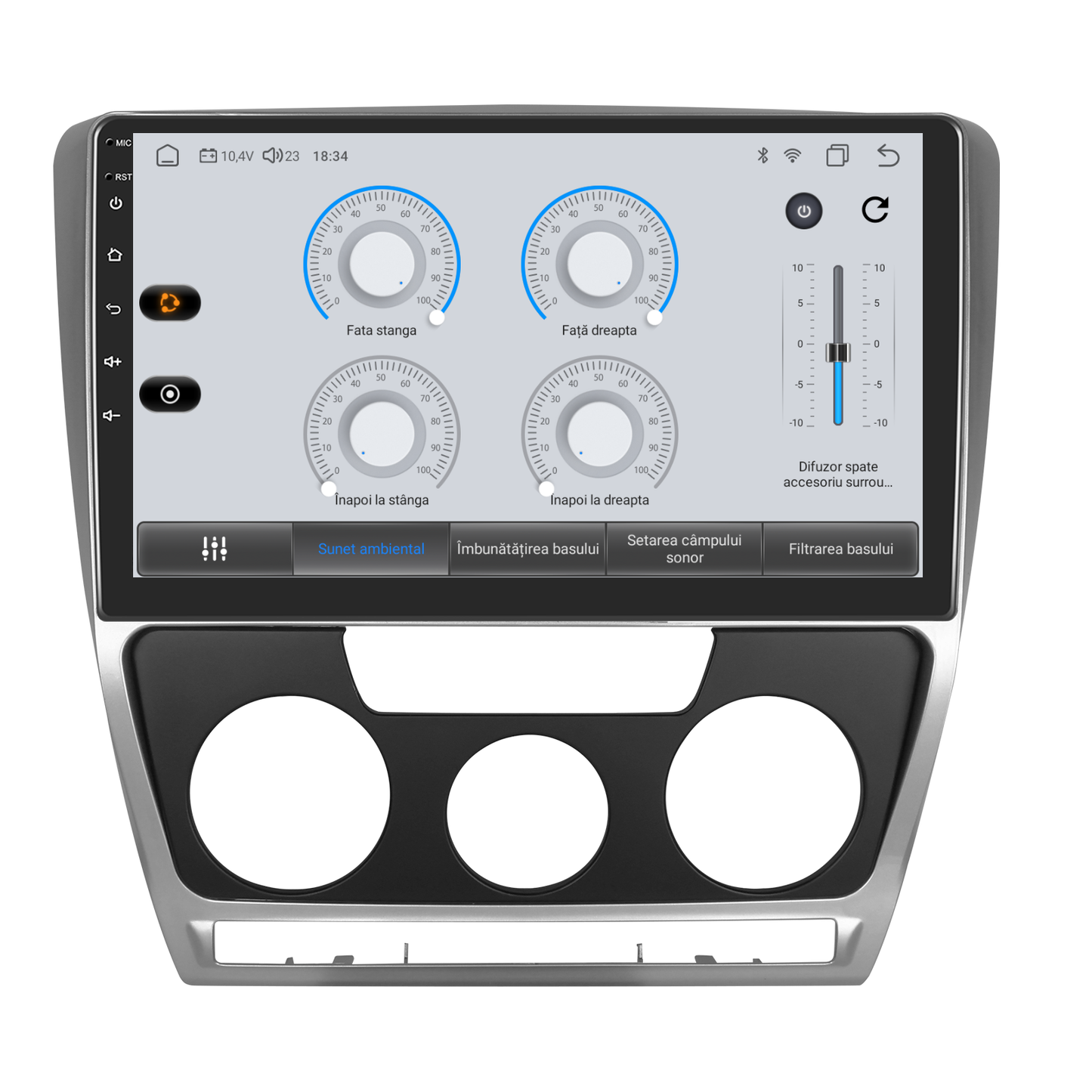 Navigatie dedicata Skoda Octavia 2 (2004-2013) cu Android 14, 8 GB RAM 128 GB ROM, OCTA-CORE 2.0Mhz, Carplay si Android auto, Slot SIM 4G, ventilator de racire activ, ecran 10 inch HD