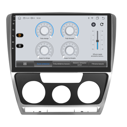 Navigatie dedicata Skoda Octavia 2 (2004-2013) cu Android 14, 8 GB RAM 128 GB ROM, OCTA-CORE 2.0Mhz, Carplay si Android auto, Slot SIM 4G, ventilator de racire activ, ecran 10 inch HD