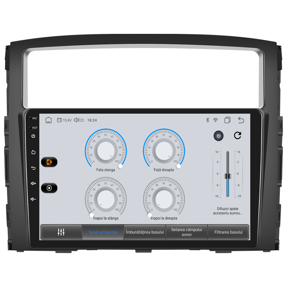 Navigatie dedicata Mitsubishi Pajero (2006-2020) Android 14, 8 GB RAM 128 GB ROM, OCTA-CORE 2.0Mhz, Carplay si Android auto, Slot SIM 4G, ventilator de racire activ, ecran 9 inch HD