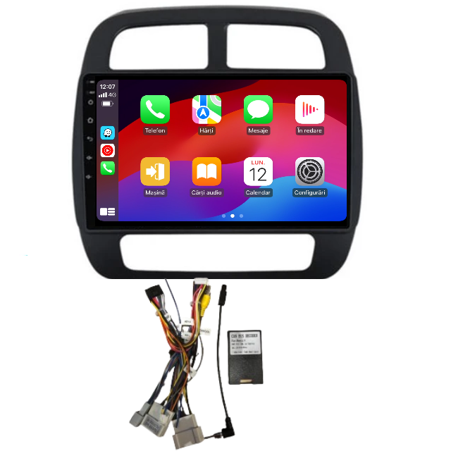 Navigatie dedicata Dacia Spring (2020-2024) 2GB RAM 32GB ROM, Android 14, Carplay si Android Auto, cooler racire, ecran HD 9 inch